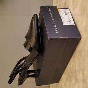 French Connection size 6.5 EU 37 black sling back